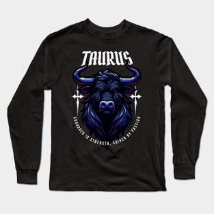 Taurus Zodiac Long Sleeve T-Shirt